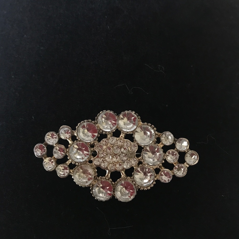 2pc Rhinestone Brooch - Picture 4 of 6